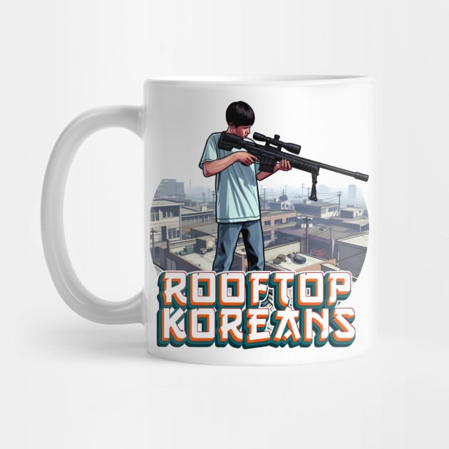 Rooftop Koreans by Rawlifegraphic